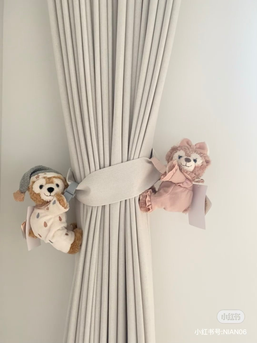 Disney SH|懒懒在一起系列窗帘扣