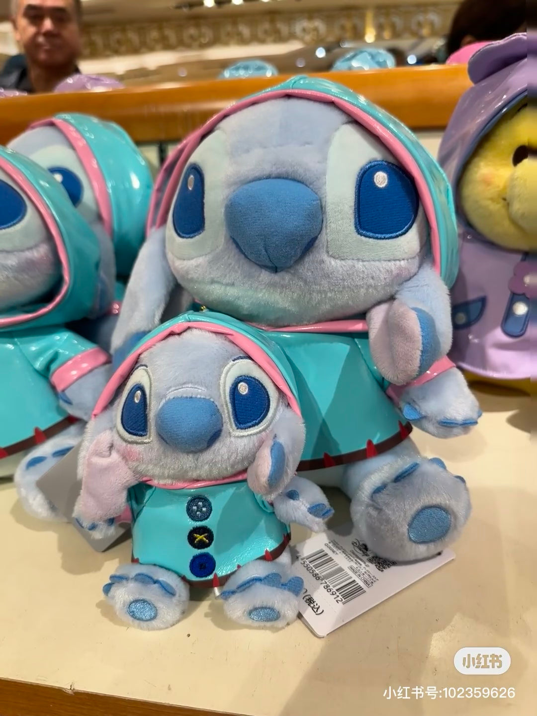 Disney迪士尼|雨衣系列挂件/帽帽可脱|高約 24cm