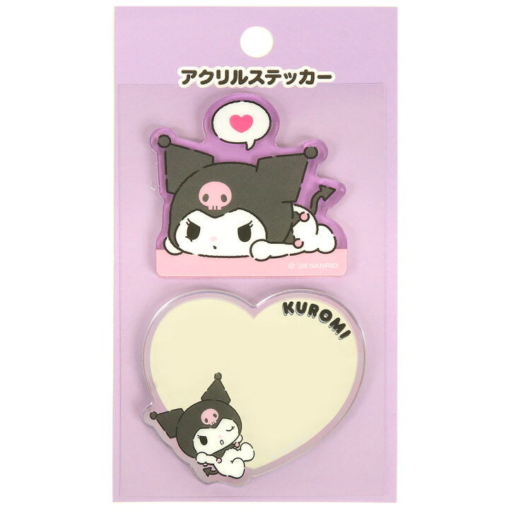 Sanrio|Acrylic Sticker Set|
4.8×0.3×4.5cm approx.