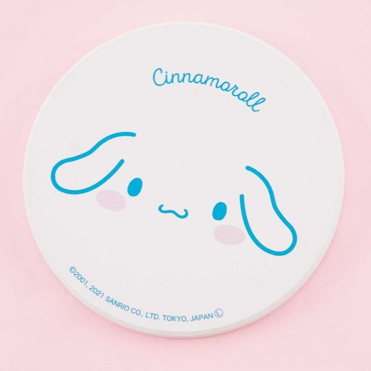 Sanrio|可爱大脸美浓烧吸水杯垫|约9 x 9 x 0.7 cm