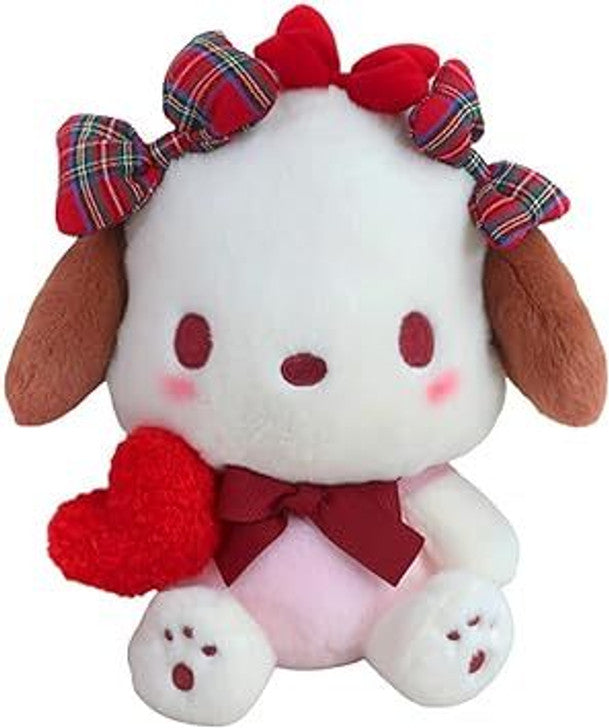 Sanrio|爱心情人节系列蝴蝶结玩偶/公仔|约H19×W17×D13cm