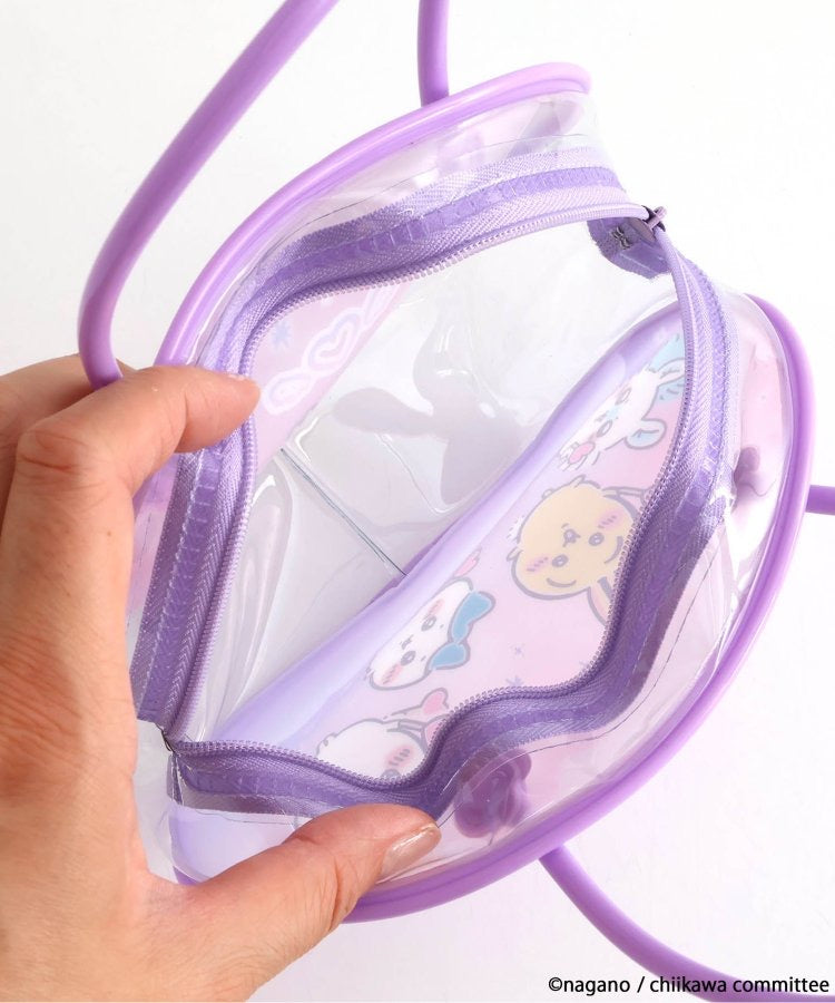 chiikawa吉伊卡哇|梳子镜子+PVC可爱图案手提收纳包套装/正反面都可爱|约H110×W160×D60mm