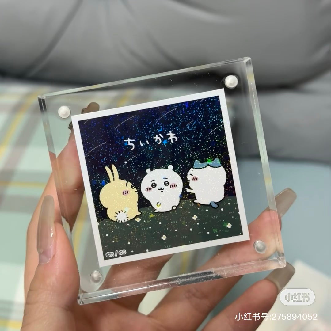 Chiikawa 吉伊卡哇|第二弹可爱细闪贴纸盲盒/共50种|1包含5张