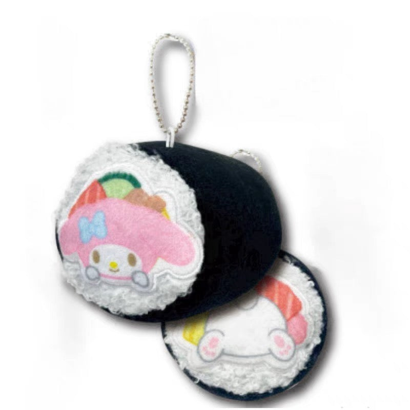 Sanrio|Sushi Roll Mascot Holder /Plush Keychain
