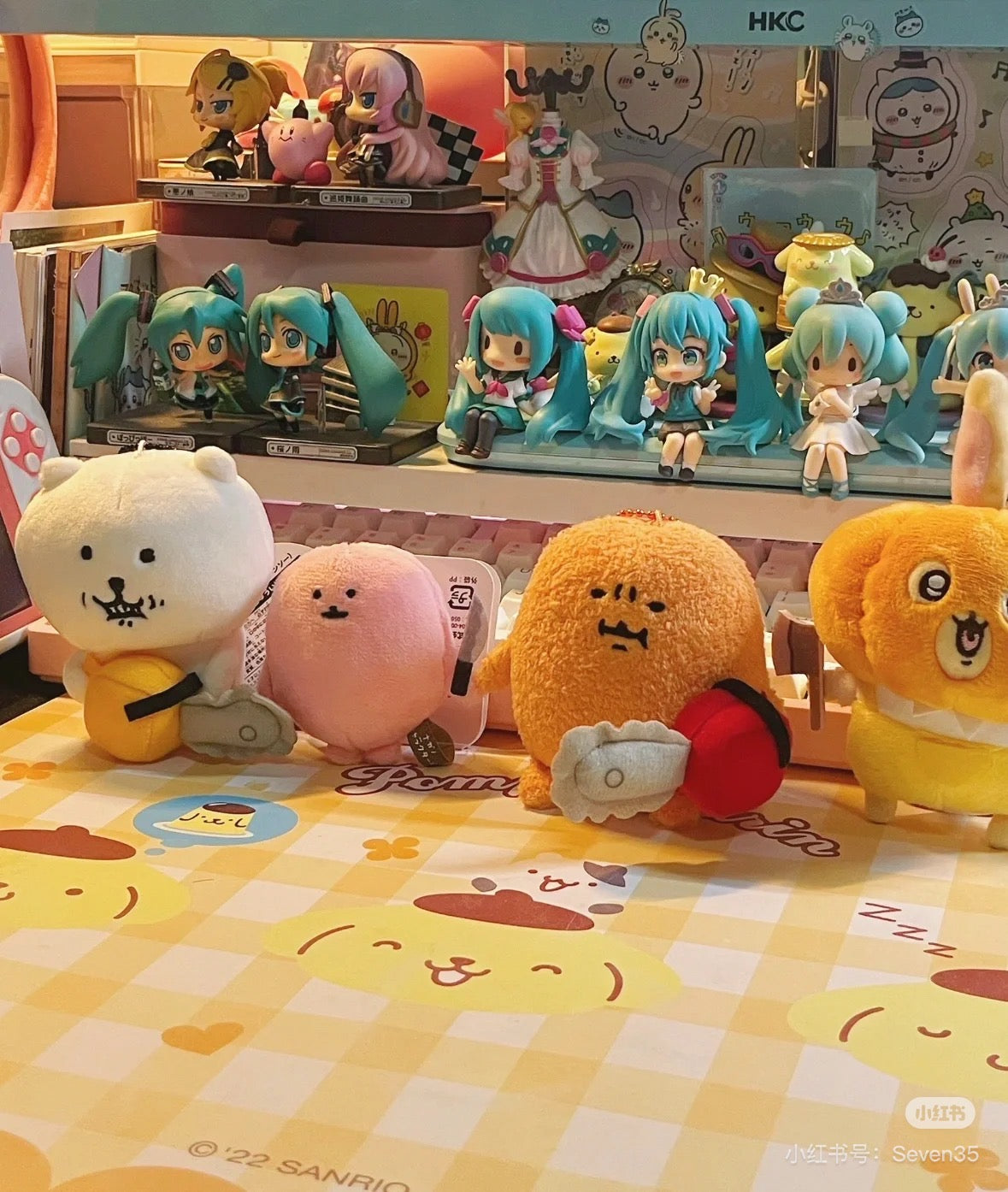 Nagano嘲讽熊|Market Petit Mini Mascot电锯薯饼可乐饼/电锯熊挂件|约H100×W110×D60mm