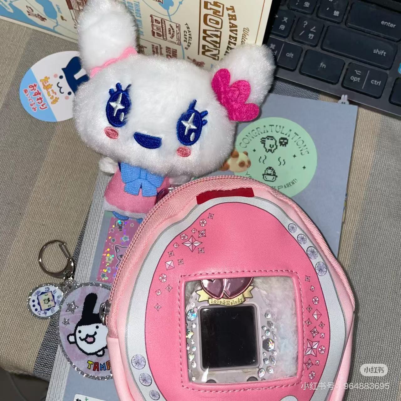 Tamagotchi|Acrylic Keychain|H70 x W57 x D4 mm approx.