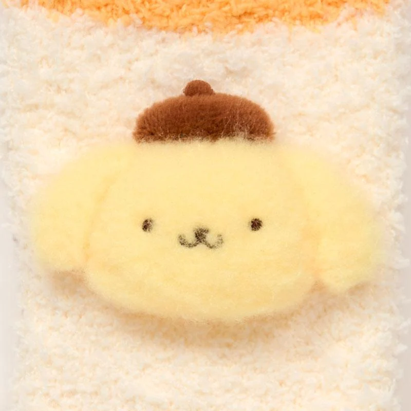 Sanrio|Characters Plush Fluffy Crew Socks|23-25cm approx.
