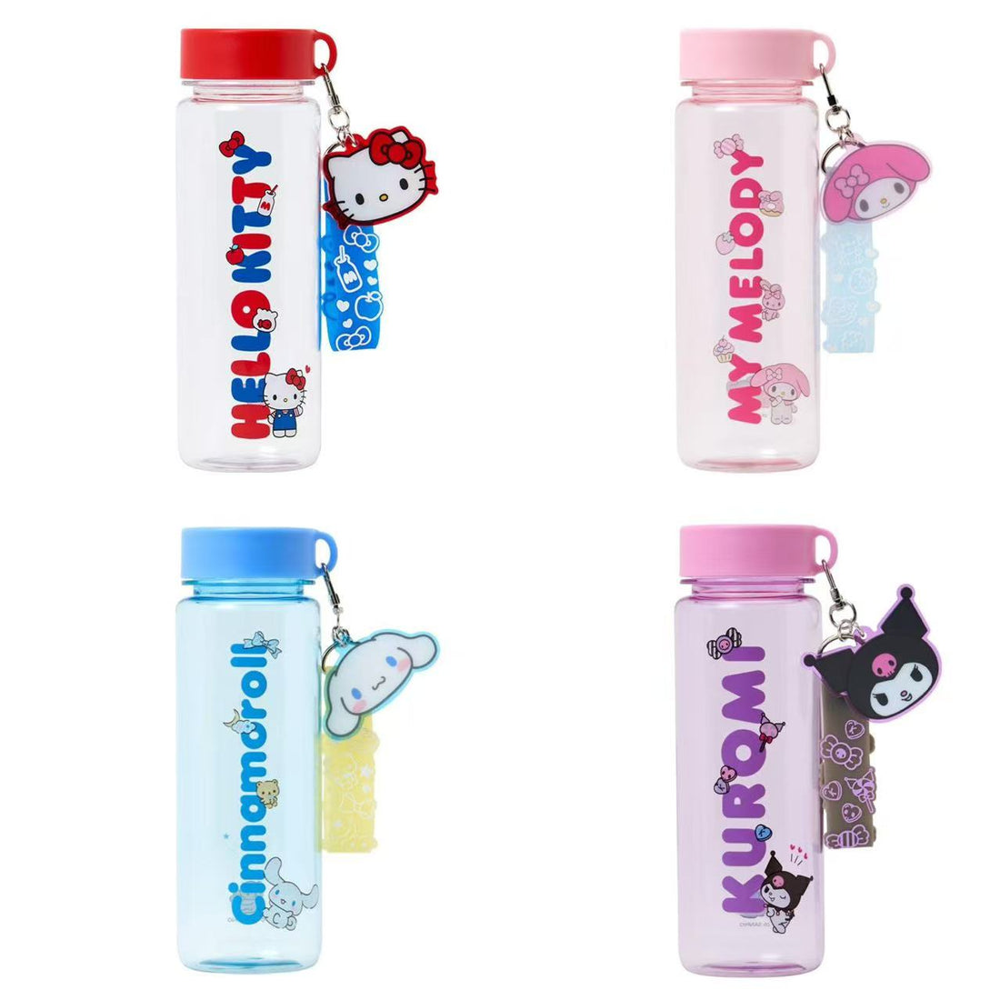 Sanrio|Summer Outing Series bottle with strap|7 x 6.5 x 19.5 cm approx.