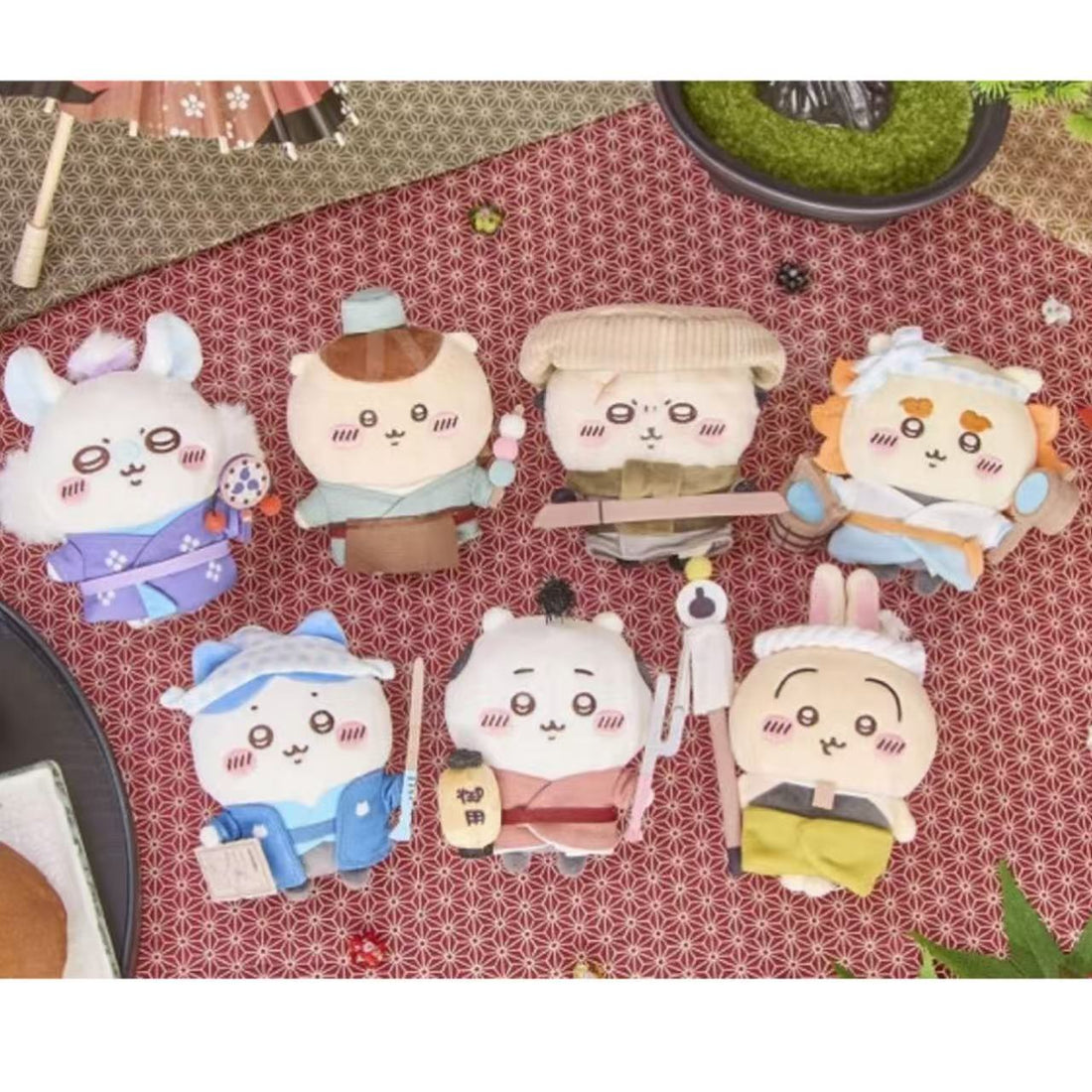 chiikawa|Edo-style Mascot Holder /Plush Keychain