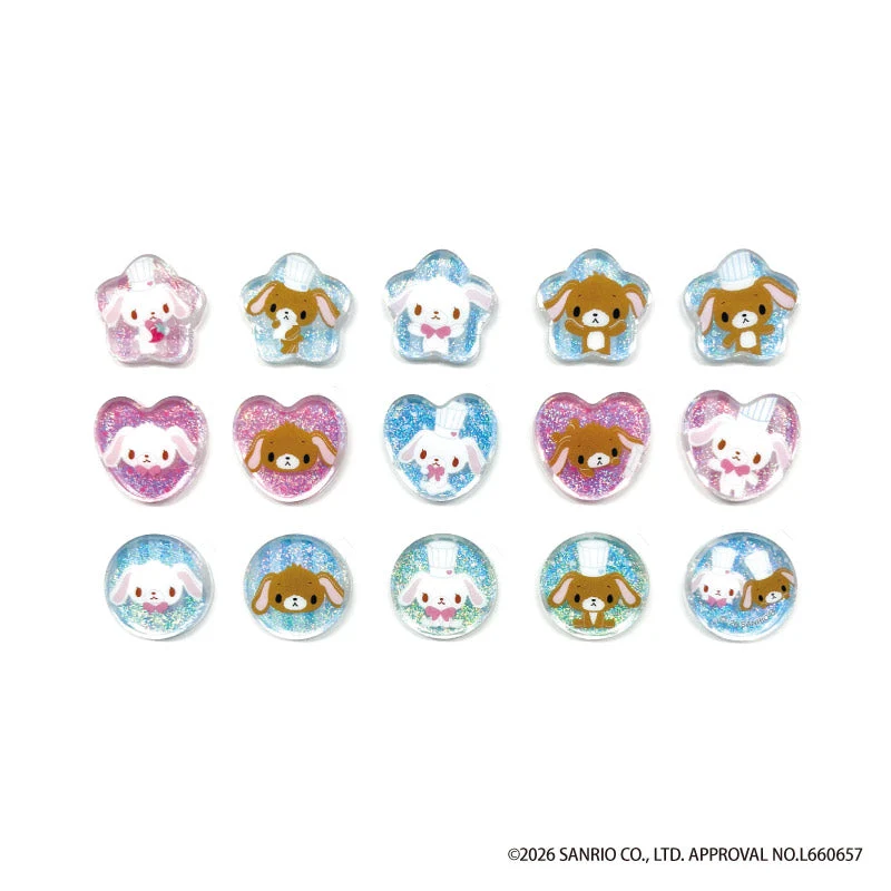 Sanrio|Sugarbunnies Crystal Seal Stickers|15 sheets