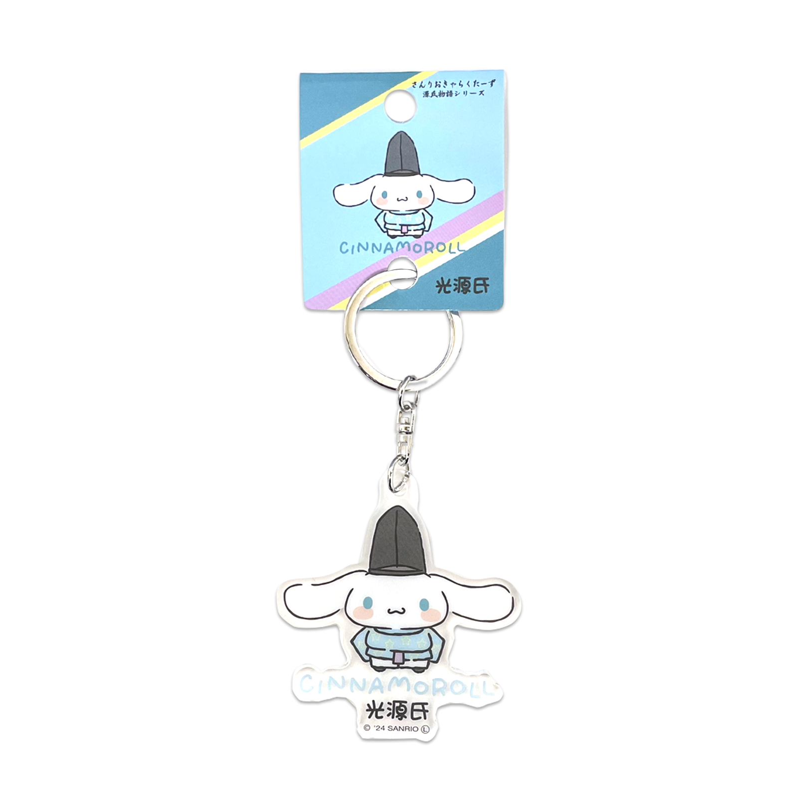 Sanrio|Genji Story Acrylic Keychain/Keyring|H70×W60×D3mm approx.