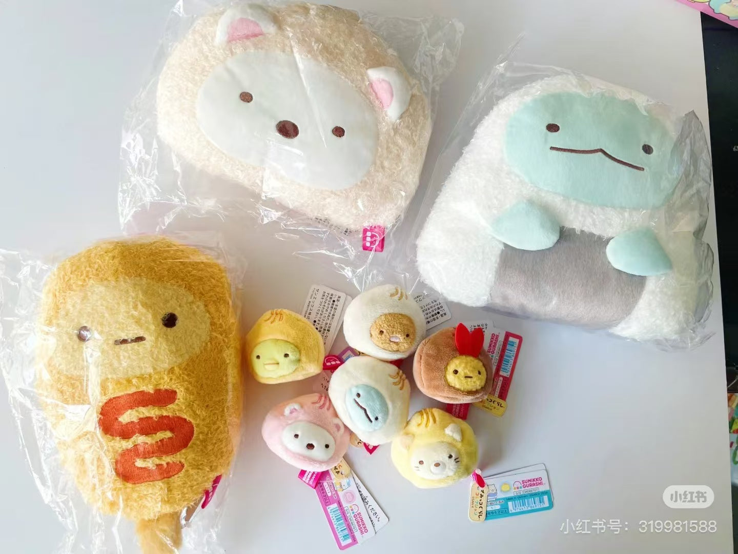 Sumikko gurashi角落生物|Waku Waku Tapioca Convenience Store - Plush Toy San-X哇哇哇木薯便利店美味食物可爱毛绒玩偶| 约H160mm x W210mm x D70mm