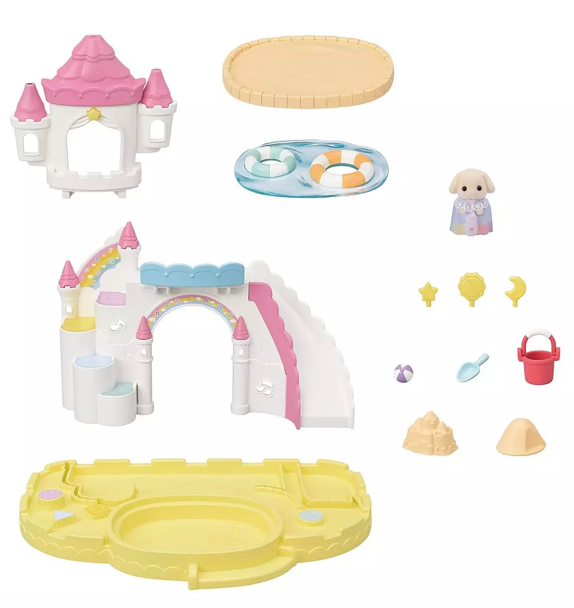 SylvanianFamilies|Nursery Sandbox & Pool/Flora Rabbit-5746