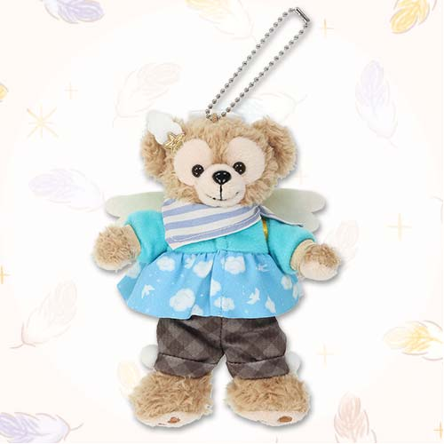 【limit 1】Disney|Duffy & Friends"Wishing Wings" Collection Standing Mascot Holder /Plush Keychain