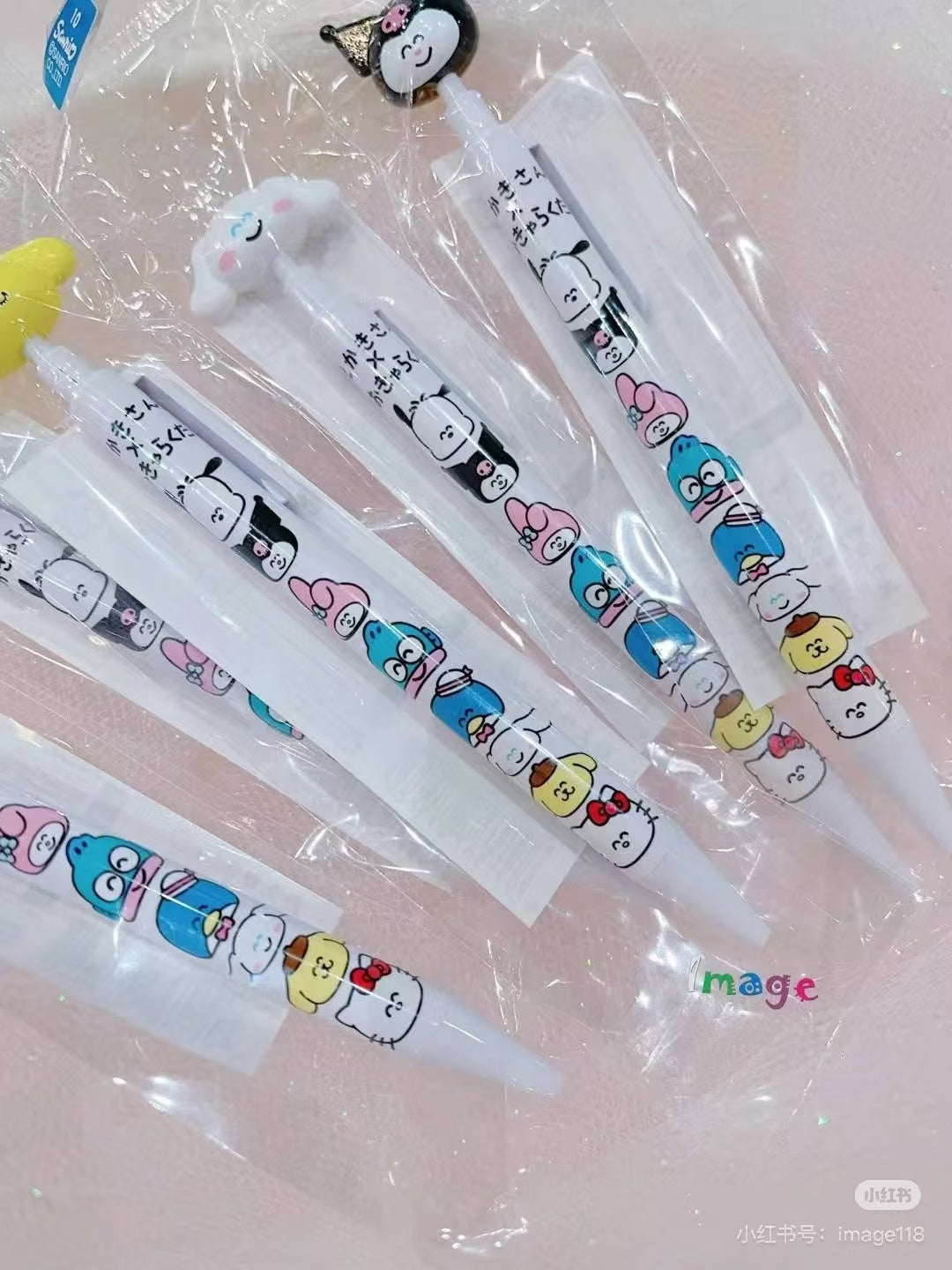 Sanrio|Oekakisan ×Sanrio large head black ballpoint pen large head|0.5mm