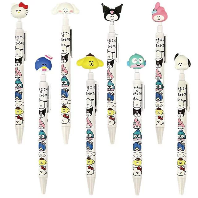 Sanrio|Oekakisan ×Sanrio large head black ballpoint pen large head|0.5mm