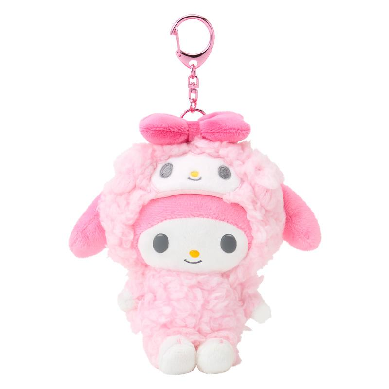 Sanrio|Together with your favorite friend Mascot Holder /Plush Keychain|W14 x D7 x H15.5cm approx.