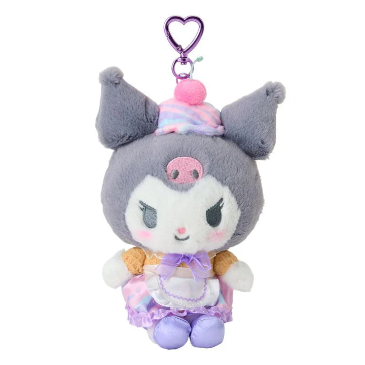 Sanrio|Dreamy Ice Cream Mascot Holder /Plush Keychain|11×8×19cm approx.