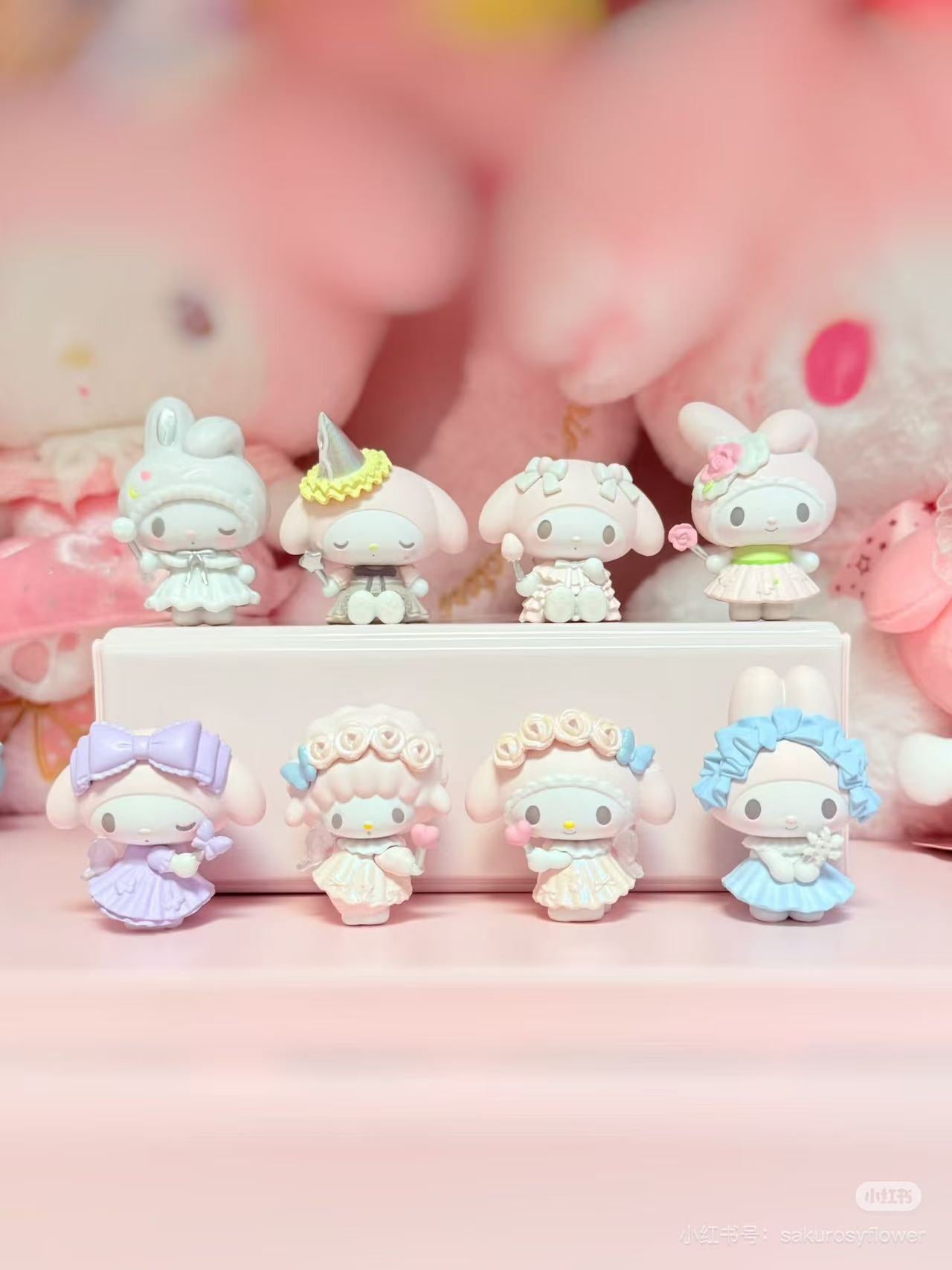 【limit 2】Sanrio|My melody 50th figurine mystery bag/blind box/All 8 types|1pcs