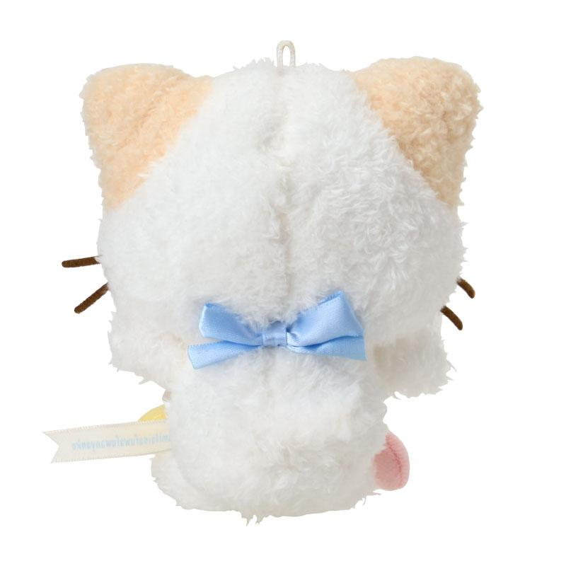 Sanrio|Cat Club Fluffy marshmallow-like kitty Mascot Holder /Plush Keychain| W11 x D7 x H13cm approx.