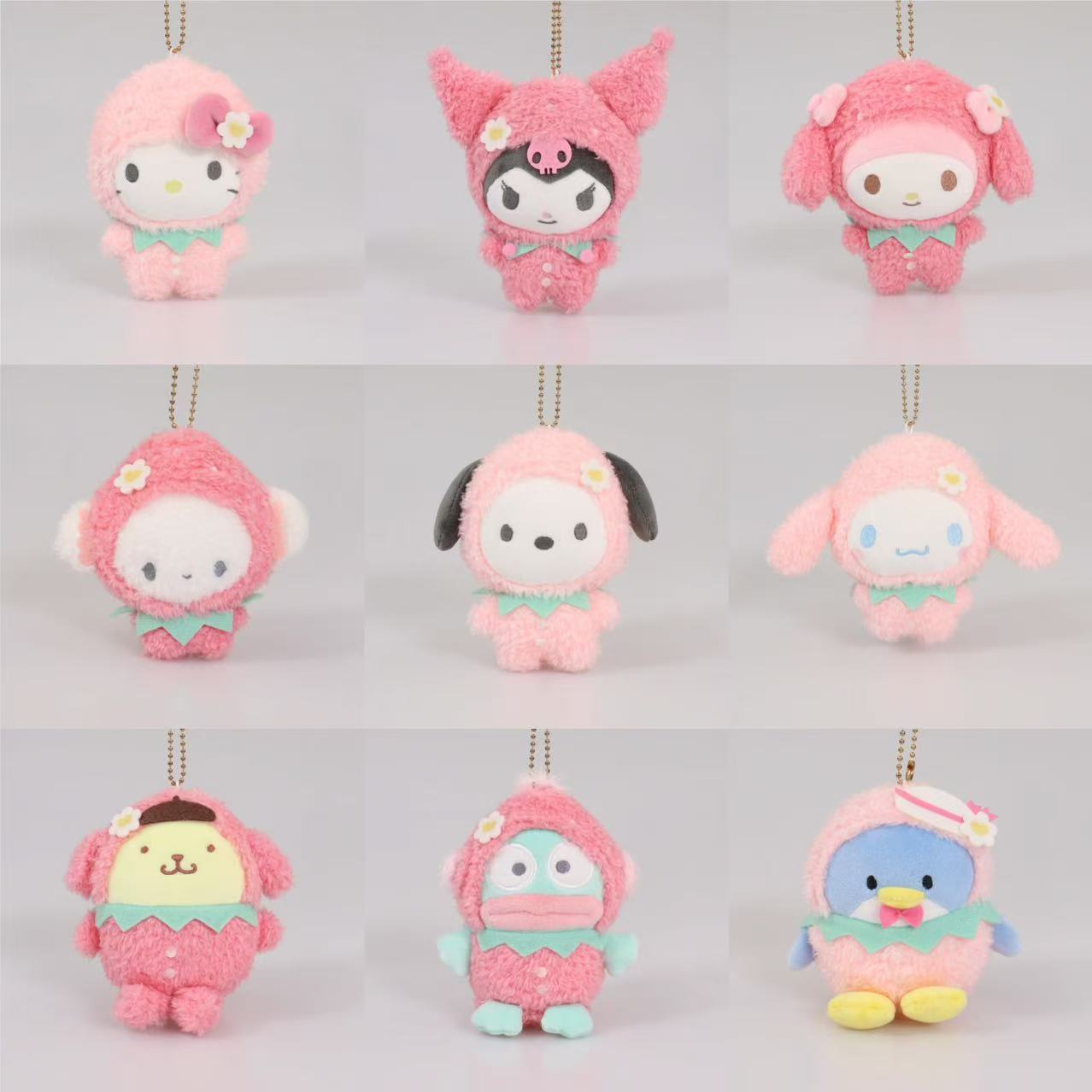 Sanrio|Strawberry Mascot Holder /Plush Keychain|H10cm approx.
