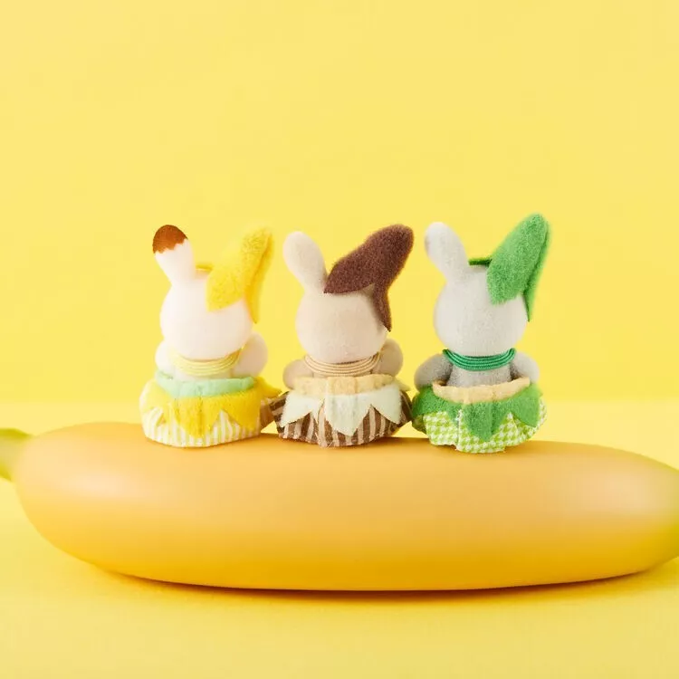 SylvanianFamilies|Baby Trio Banana Fairy Calico Critters