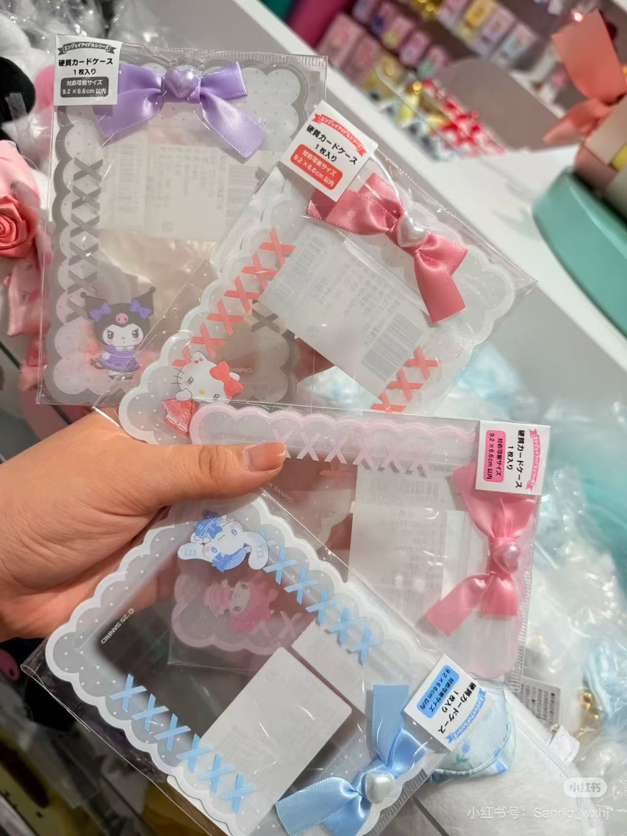 Sanrio|Enjoy Idol Ribbon Hard Card Case|9×1×13cm approx.