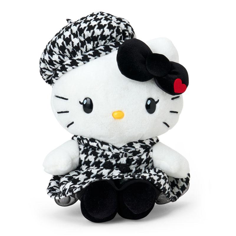 Hello Kitty|Monochrome Girly Twin Coordinate Plush Dolls/Plush Toy|19×16×26cm approx.