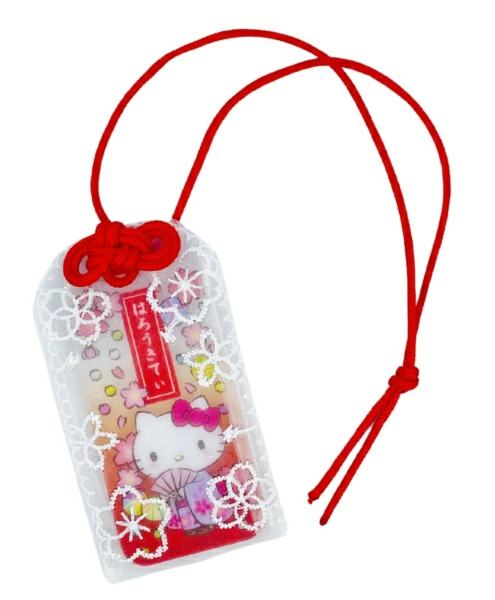 Sanrio|Characters Lace Amulet-Style Charm/Omamori Charm| 4 x 7 x 0.3 cm approx.