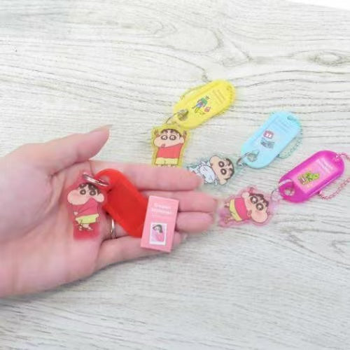 Crayon shin-chan|Acrylic Name Tag Keychain/Keyring|28×106×3mm approx.