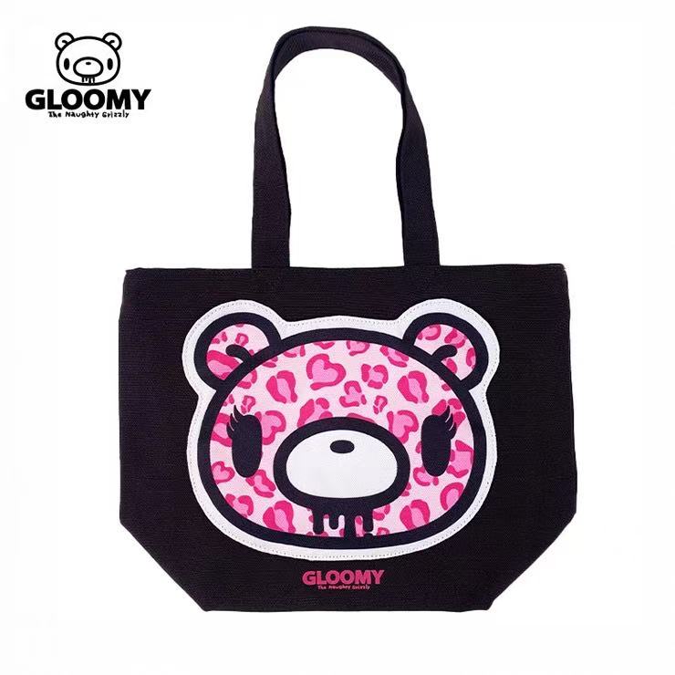 Gloomy Bear|black tote bag