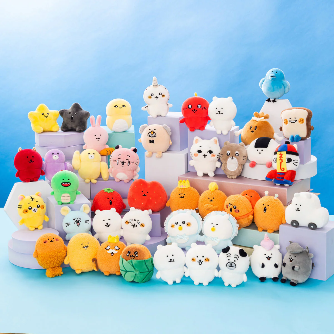 Nagano|Characters suddenly became very strong! Mini sitting Mascot Holder /Plush Keychain|H75×W70×D45mm approx.