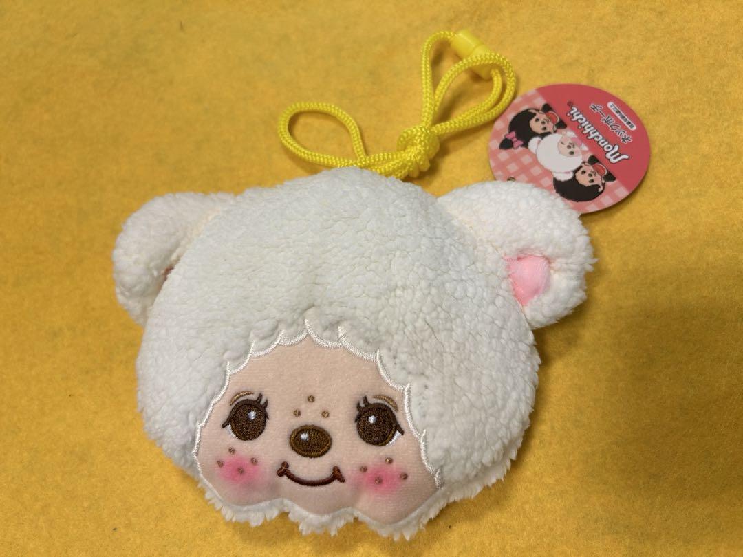 Monchhichi|Mascot Neck Pouch|11.5×13.5×2.5cm approx.