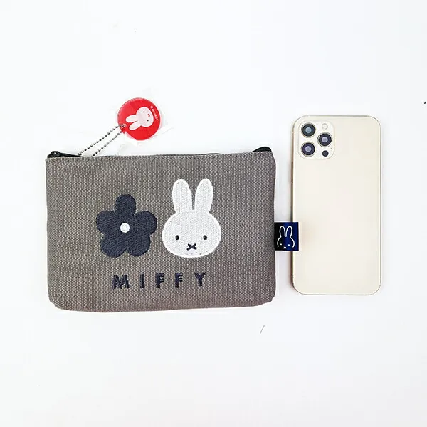 Miffy|Canvas Pouch |190×110×30mm approx.