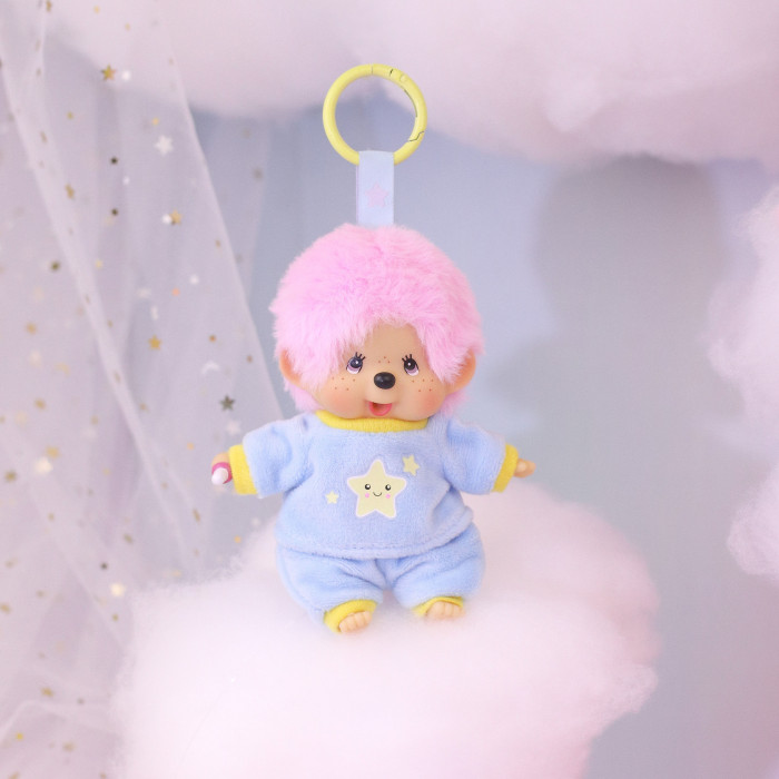 Monchhichi|CANDY MOON Mascot Holder /Plush Keychain|H12cm approx.