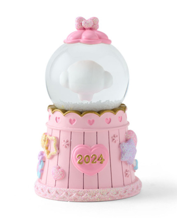 Sanrio三丽鸥|Snow Globe (S) 2024年圣诞限定可爱角色小号水晶球|约5.5×5.5×9.5cm