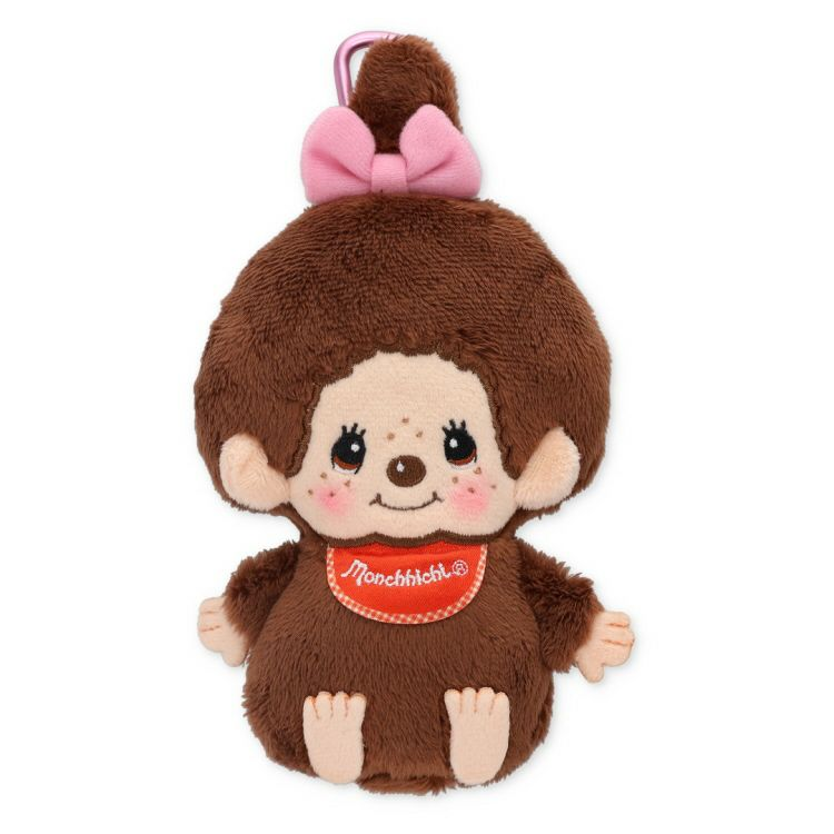 Monchhichi|Mascot Pouch /Plush Keychain|H15 x W10 x D3.5cm approx.