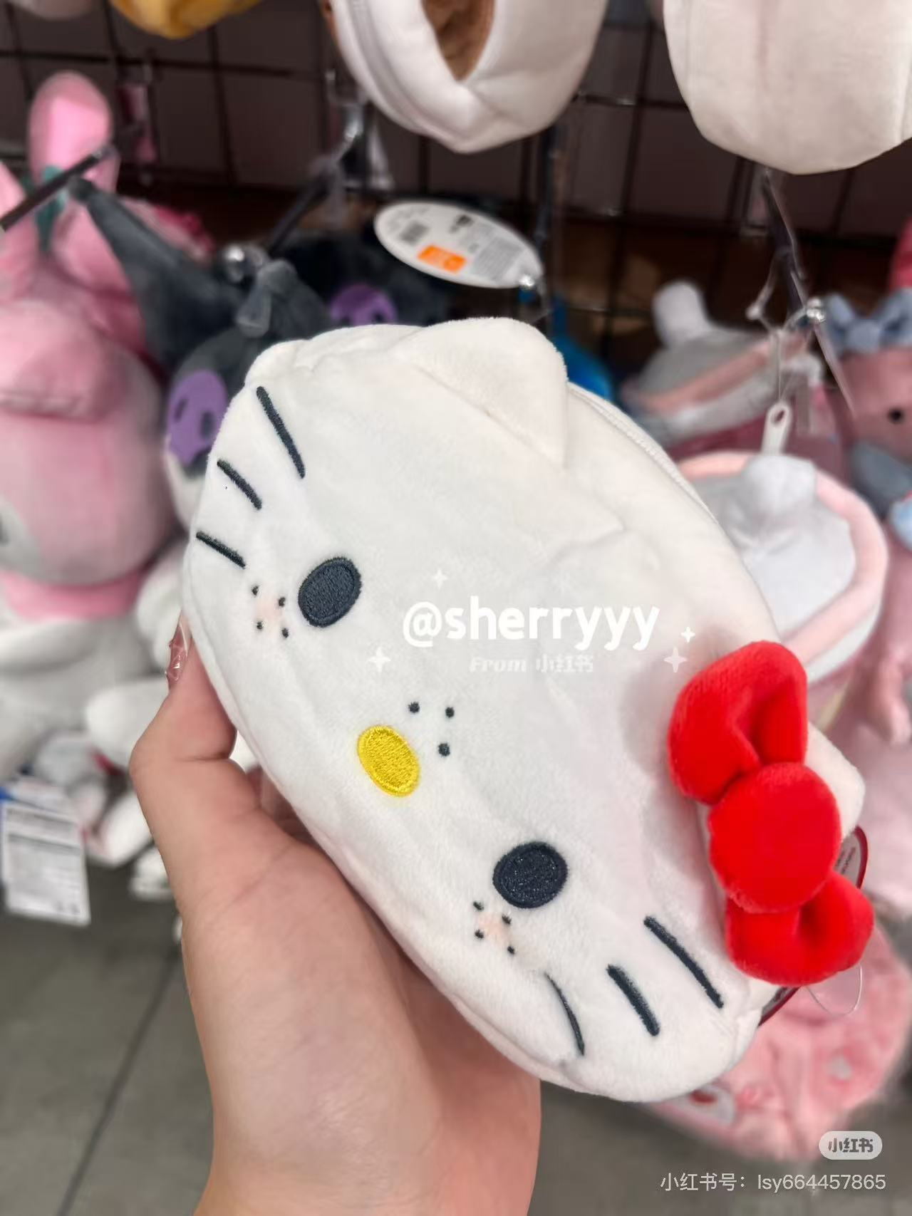 Monchhichi|Hello Kitty Pen Pouch Pen Case|H103 x W173 x D45mm approx.