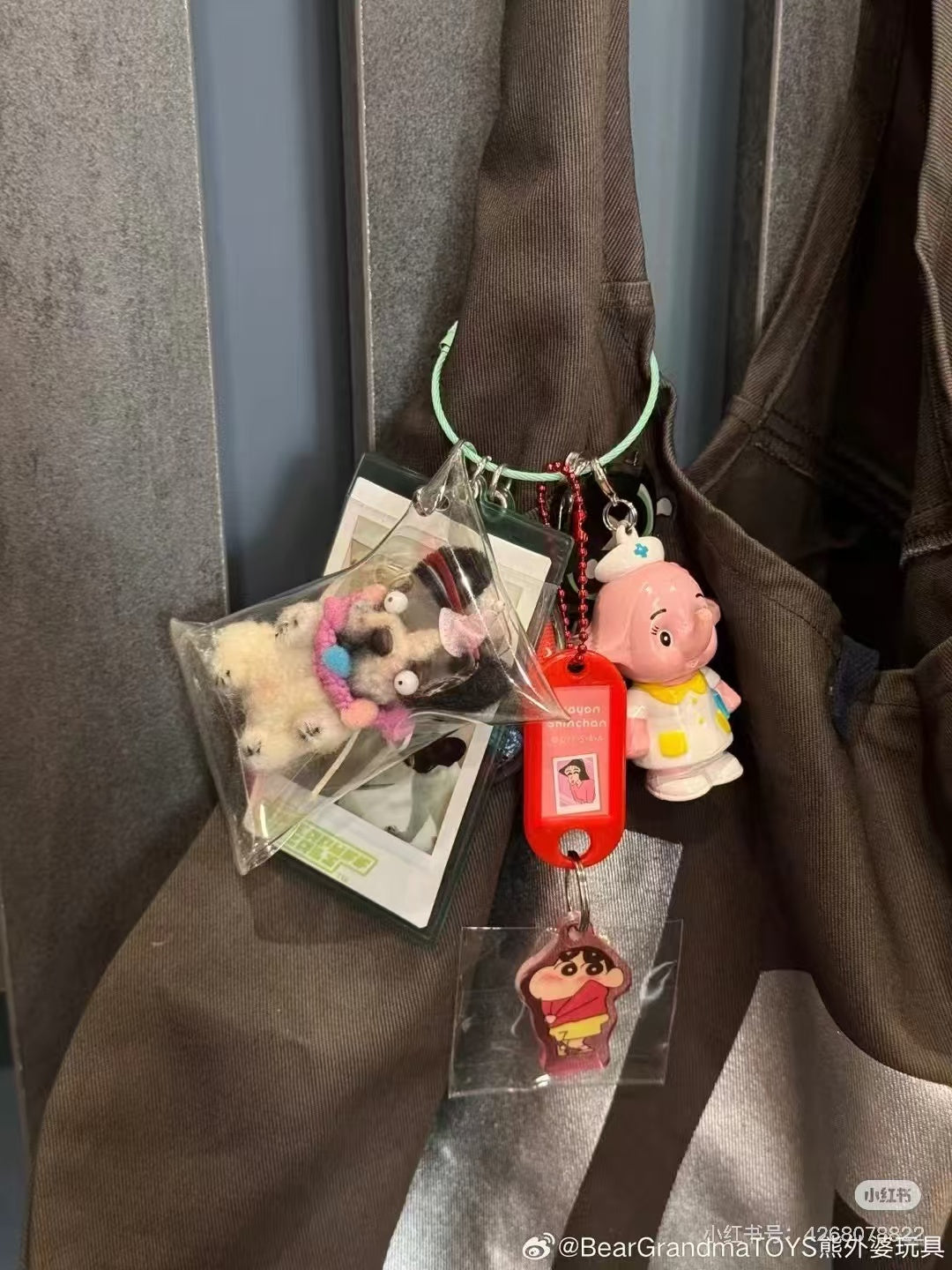 Crayon shin-chan|Acrylic Name Tag Keychain/Keyring|28×106×3mm approx.