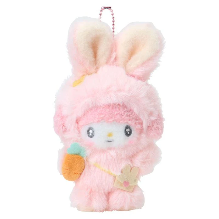Sanrio|Puffy Ear Rabbit Club Mascot Holder /Plush Keychain|11×7×20cm approx.