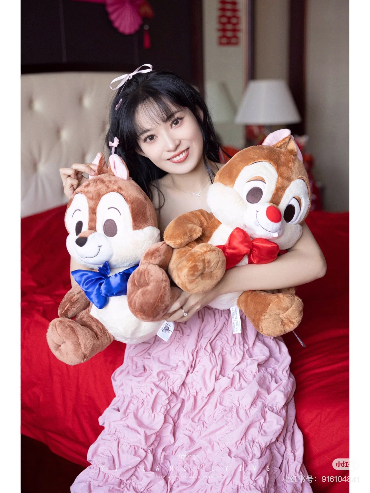 Disney SH|奇奇蒂蒂大公仔/玩偶/抱枕/靠枕|一对