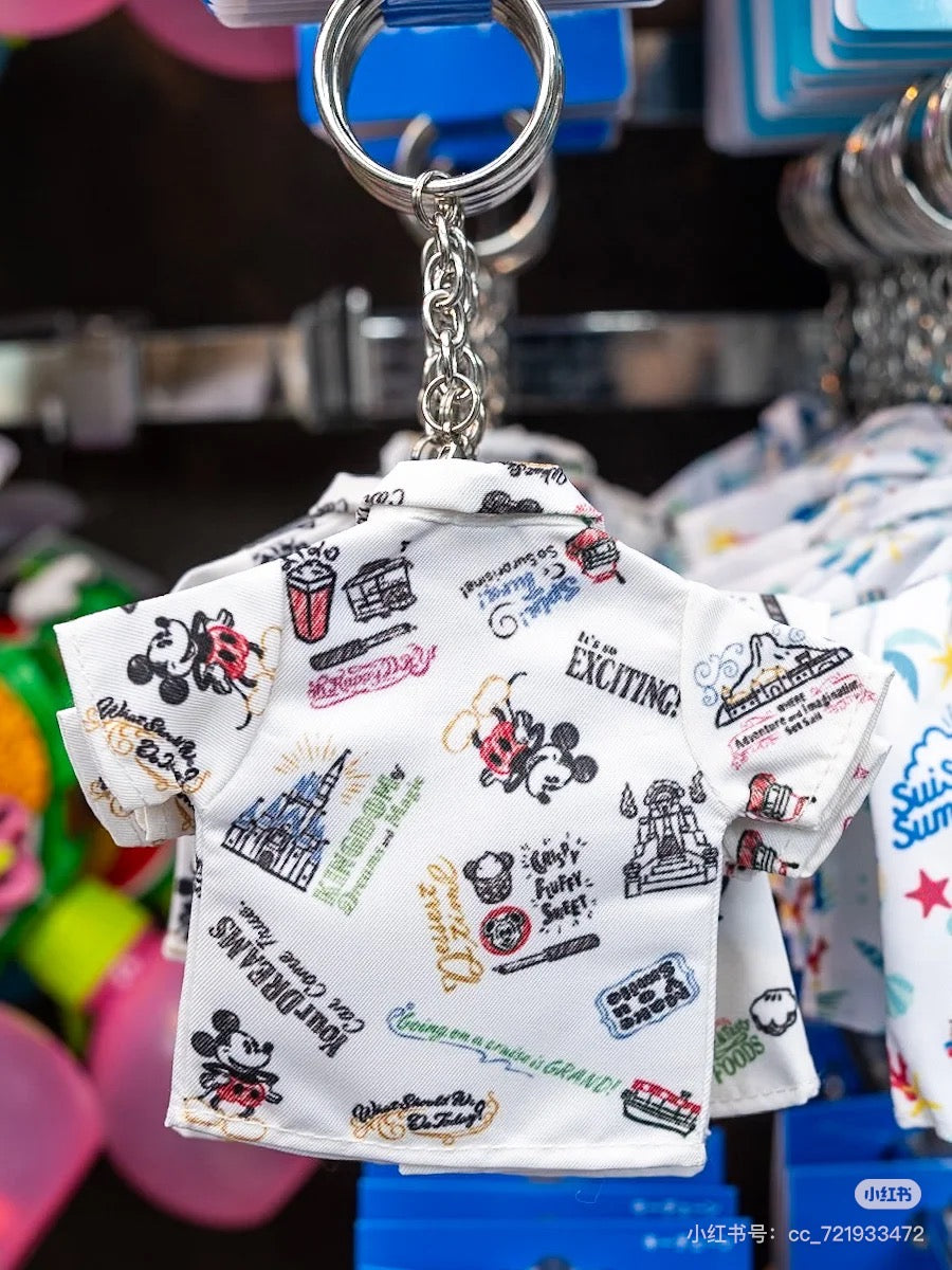Disney SH|Mickey米奇涂鸦衬衫钥匙扣/挂件
