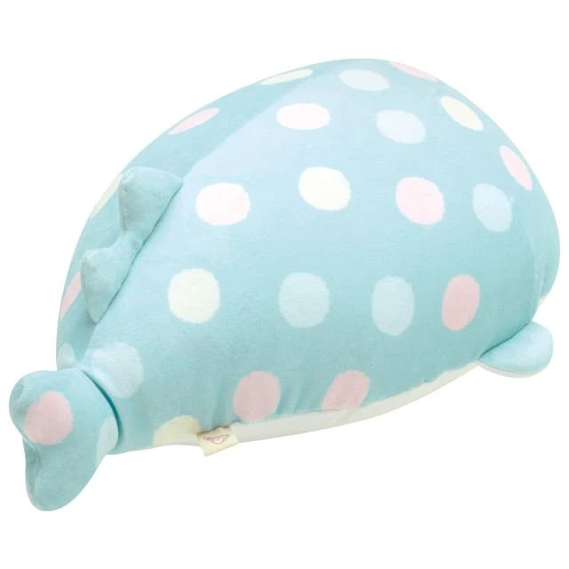 Jinbesan鲸鱼|可爱笑脸大嘴mochi鲸鱼玩偶/公仔|约H150×W200×D155mm