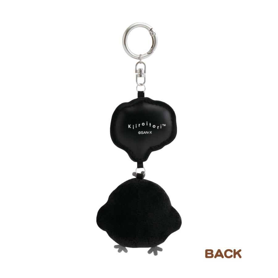 【limit 1】Rilakkuma|San-x Basic Rilakkuma Monochrome Mascot Holder /Plush Keychain| 80 x 55 x 35 mm approx.