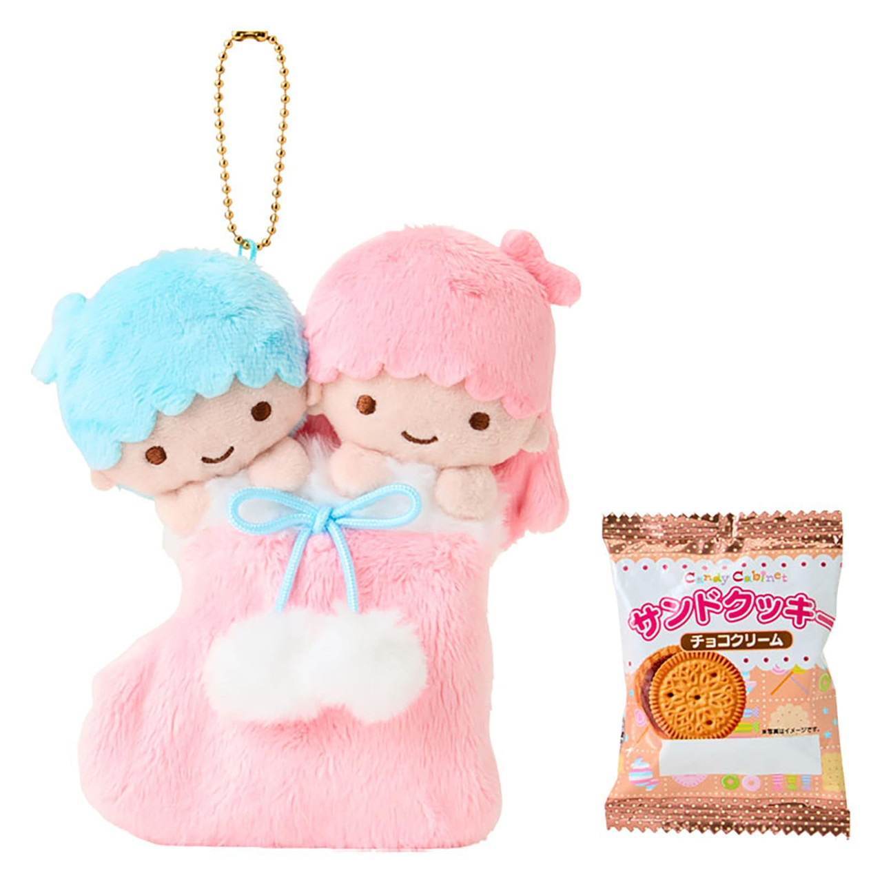 Sanrio|Little Twin Stars Cookie And Boots Mascot Kiki And Lala Christmas Gift| 18.2 x 13.8 x 4.3cm approx.