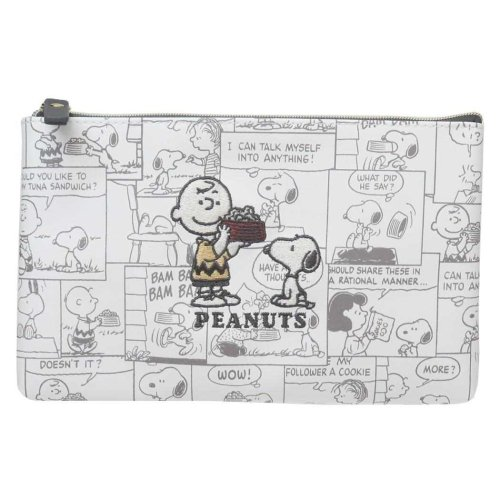 Snoopy史努比|have a meal主题漫画背景刺绣收纳包/化妆包