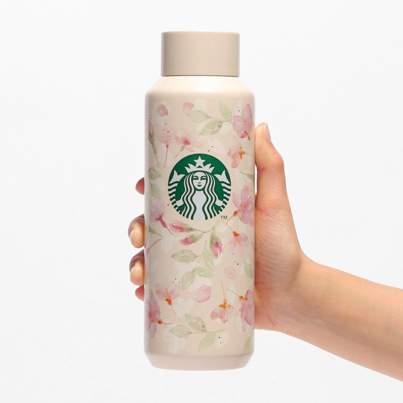 Starbucks日本星巴克|樱花限定大容量奶瓶保温杯|473ml
