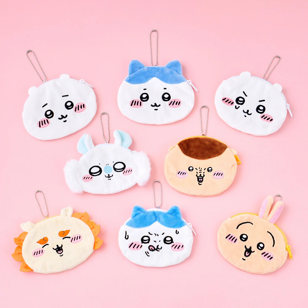 Chiikawa 吉伊卡哇|明天也会努力版盲盒/角色头像小零钱挂件/收纳包/全8种|1袋入