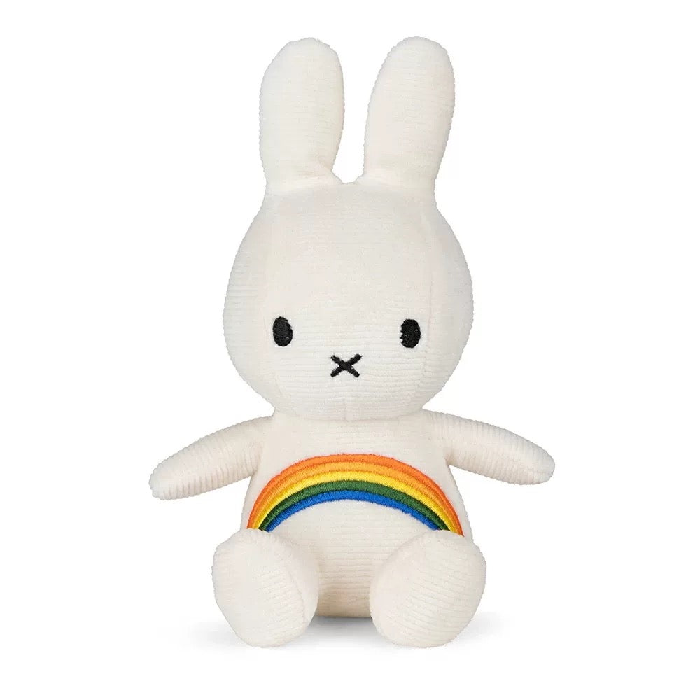 Miffy|Rainbow Offwhite Plush Dolls/Plush Toy |18 cm