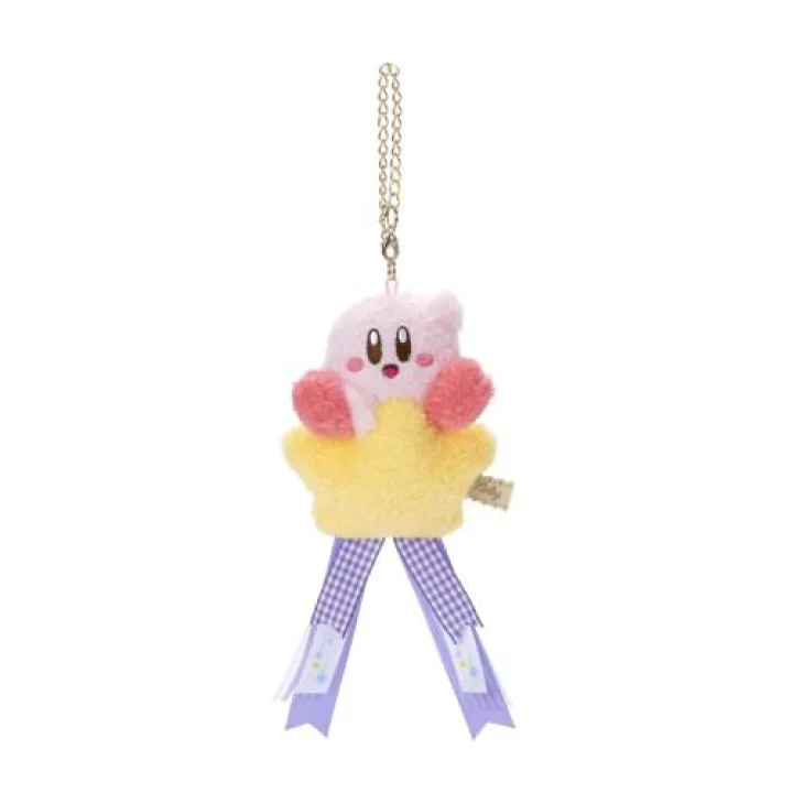 Kirby星之卡比|跳跃星星坐姿玫瑰卷可爱挂件/包挂|约W90×H200×D55mm